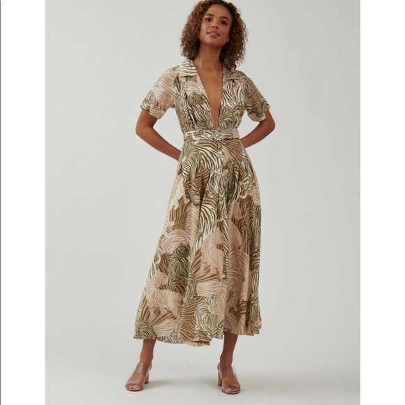 INDIO DRESS- PALM - Picture 2 of 7